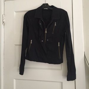 Athleta Black cotton jacket