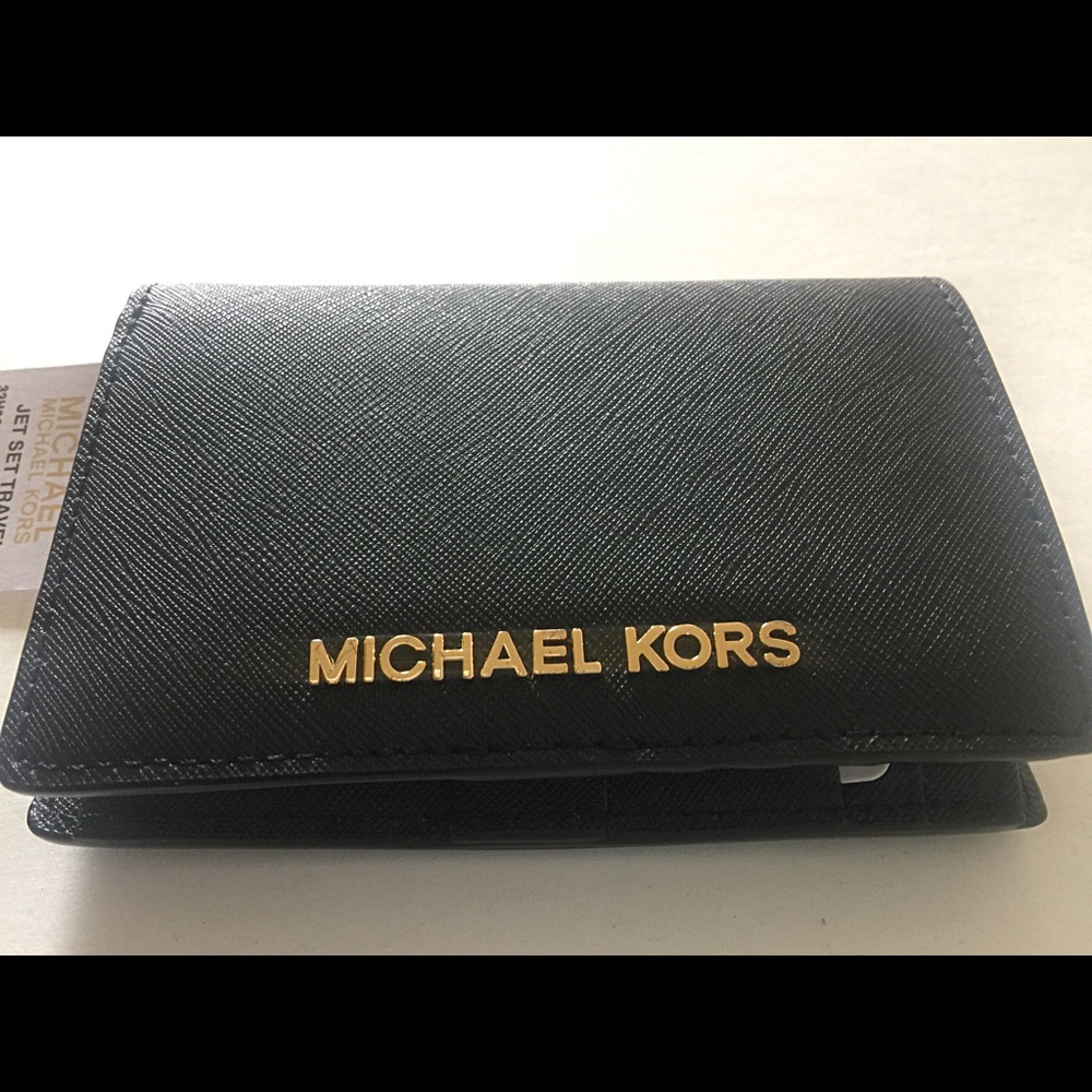 Michael Kors Jet Set Travel Slim Wallet Black
