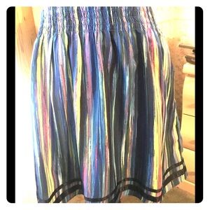 Calvin Klein Multi-Colored Impressionist XL Skirt