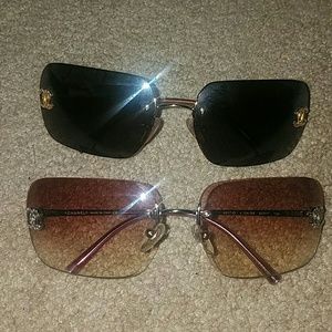 Authentic chanel sunglasses