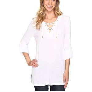 Michael Kors White Cotton Shirt
