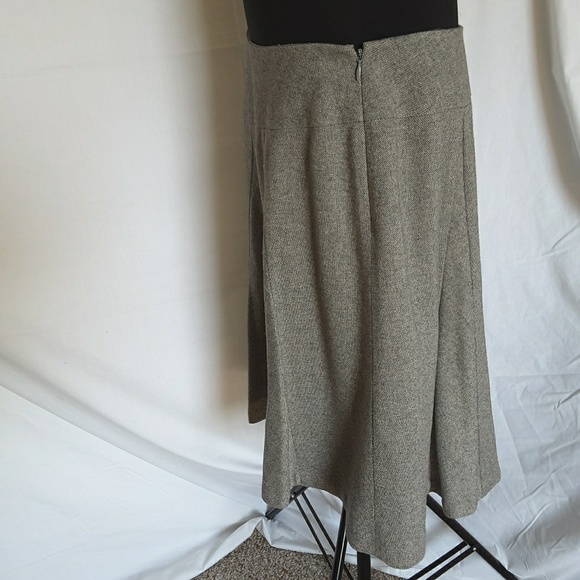 Talbots Circle Skirt Lined Italian Gray 14P - Picture 3 of 7