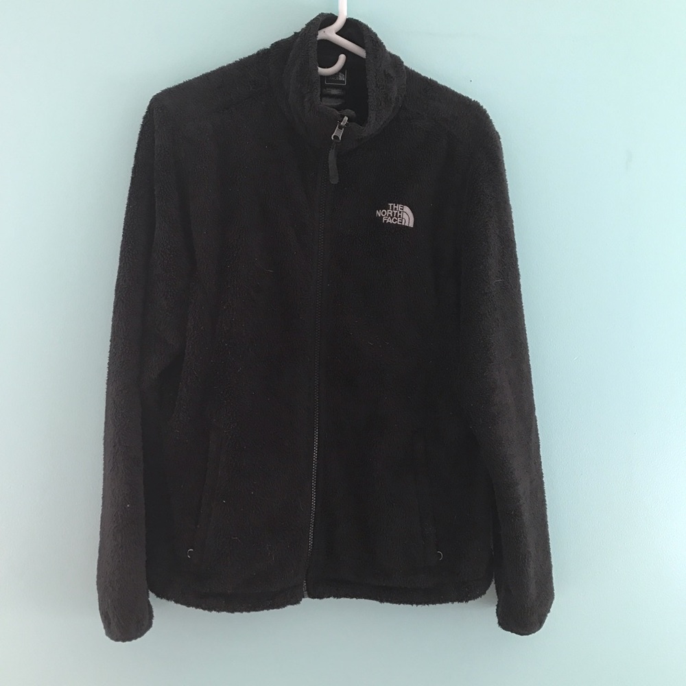 North Face black fleece jacket