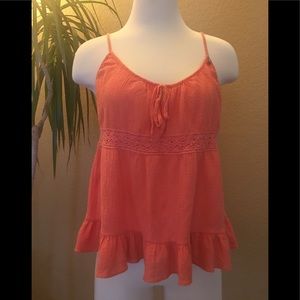 VS Soft Medium Orange Babydoll Top