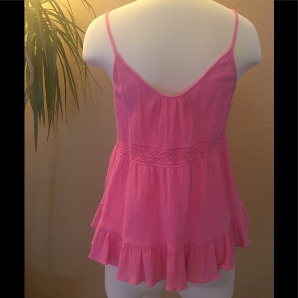 VS Soft Medium Pink Babydoll Top - Picture 2 of 6