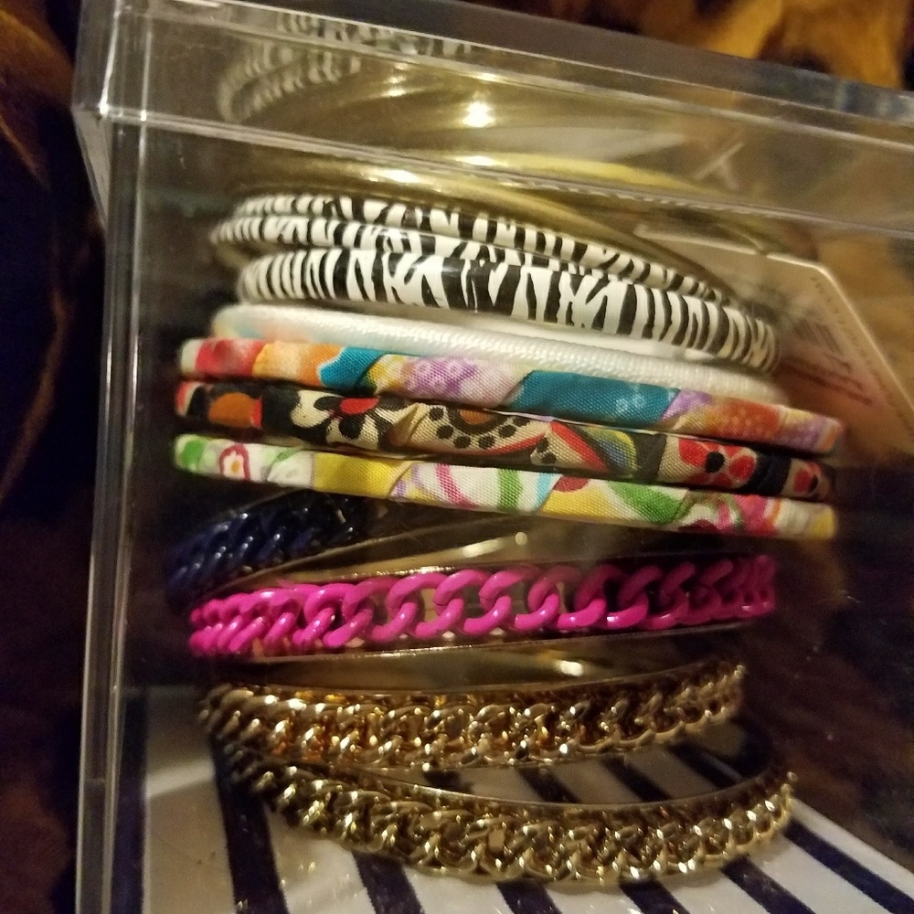 Bundle of bangle bracelets