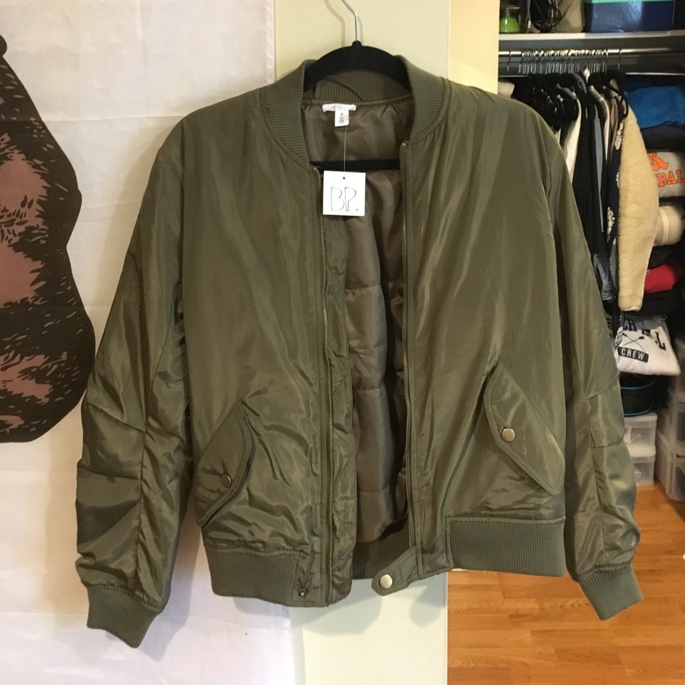 Green Bomber Jacket