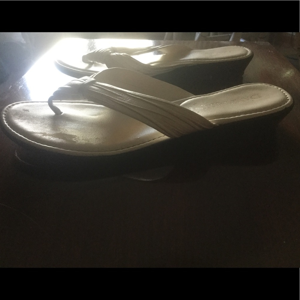White Damiani's Sandals size 7