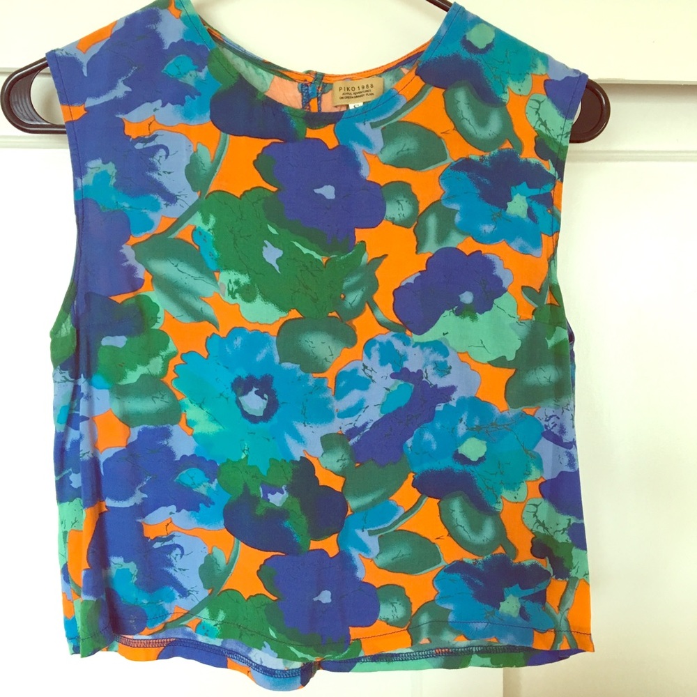 Floral crop top