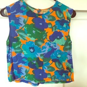 Floral crop top