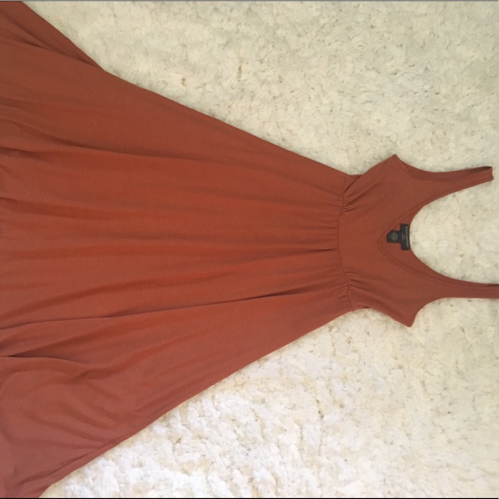 Rust Orange Banana Republic Dress