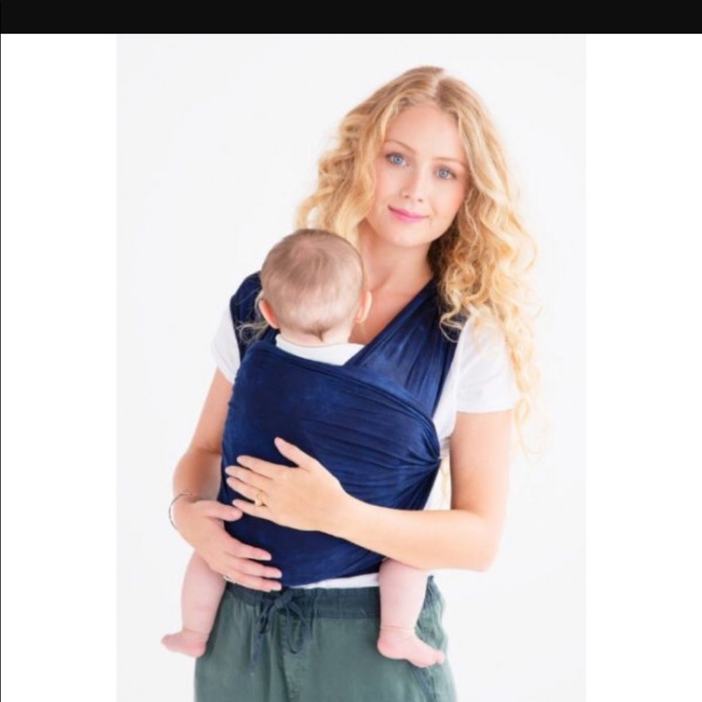 Solly Baby Wrap in Navy Shibori