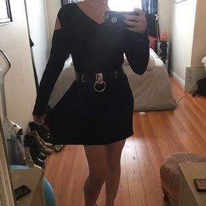 Black long sleeve dress