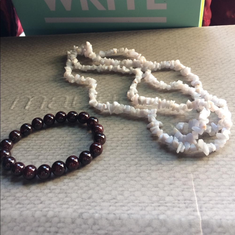 Necklace and bracelet