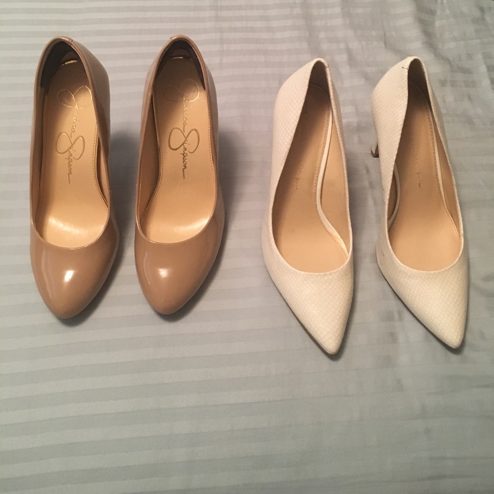 2 pairs hi heels size 7