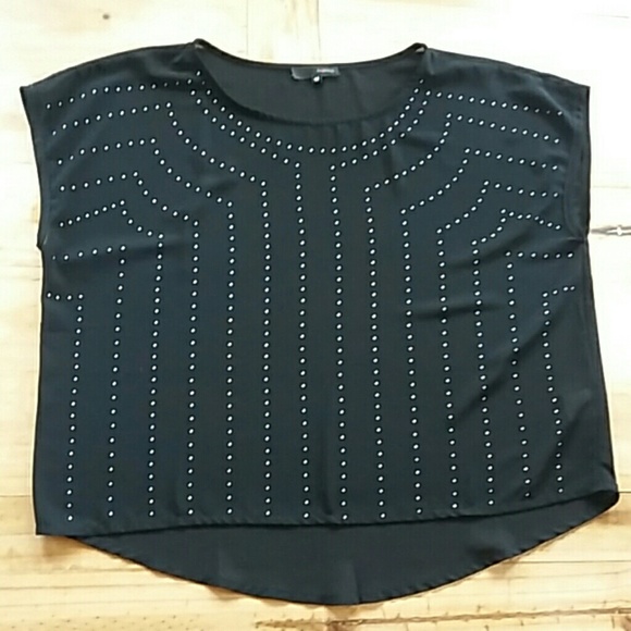 Black Studded Top - Picture 6 of 8