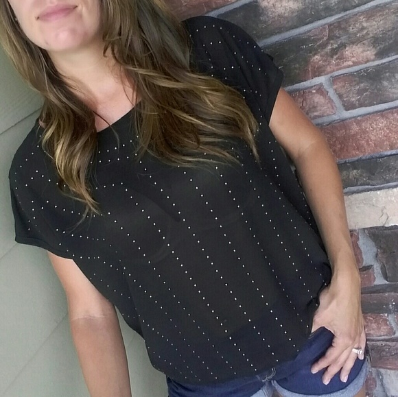 Black Studded Top - Picture 4 of 8