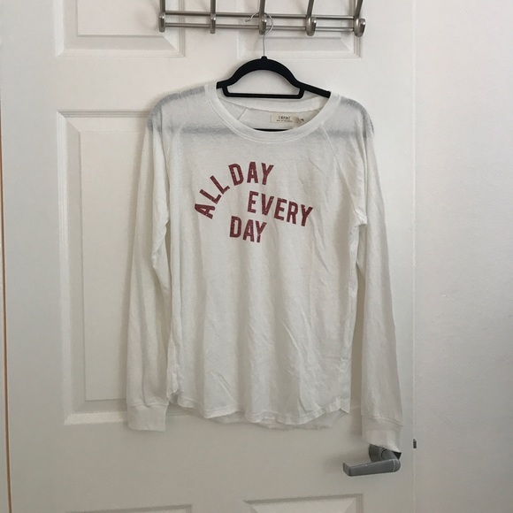 ALL DAY EVERYDAY. SUPER SOFT BASEBALL TEE SIZE SM - Picture 1 of 6