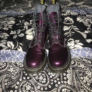 Purple Doc Martins