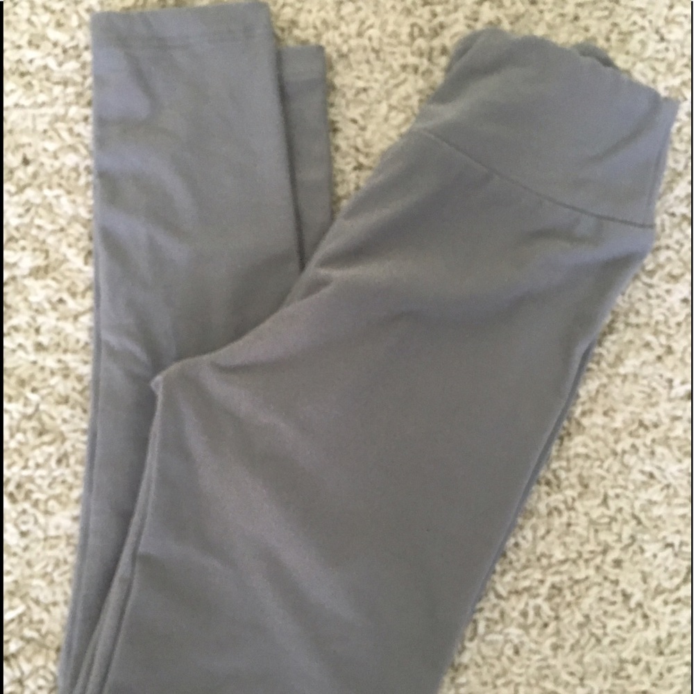 solid gray tween LLR legging