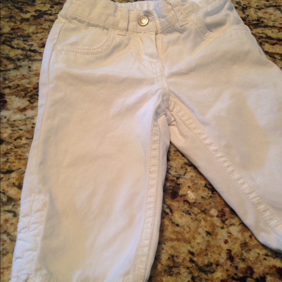 Hannah Anderson White Capri pants Size 80 - Picture 1 of 1