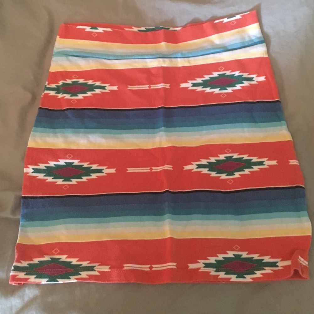 Aztec mini skirt