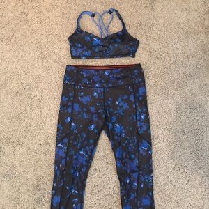 Lululemon full length leggings/ sports bra