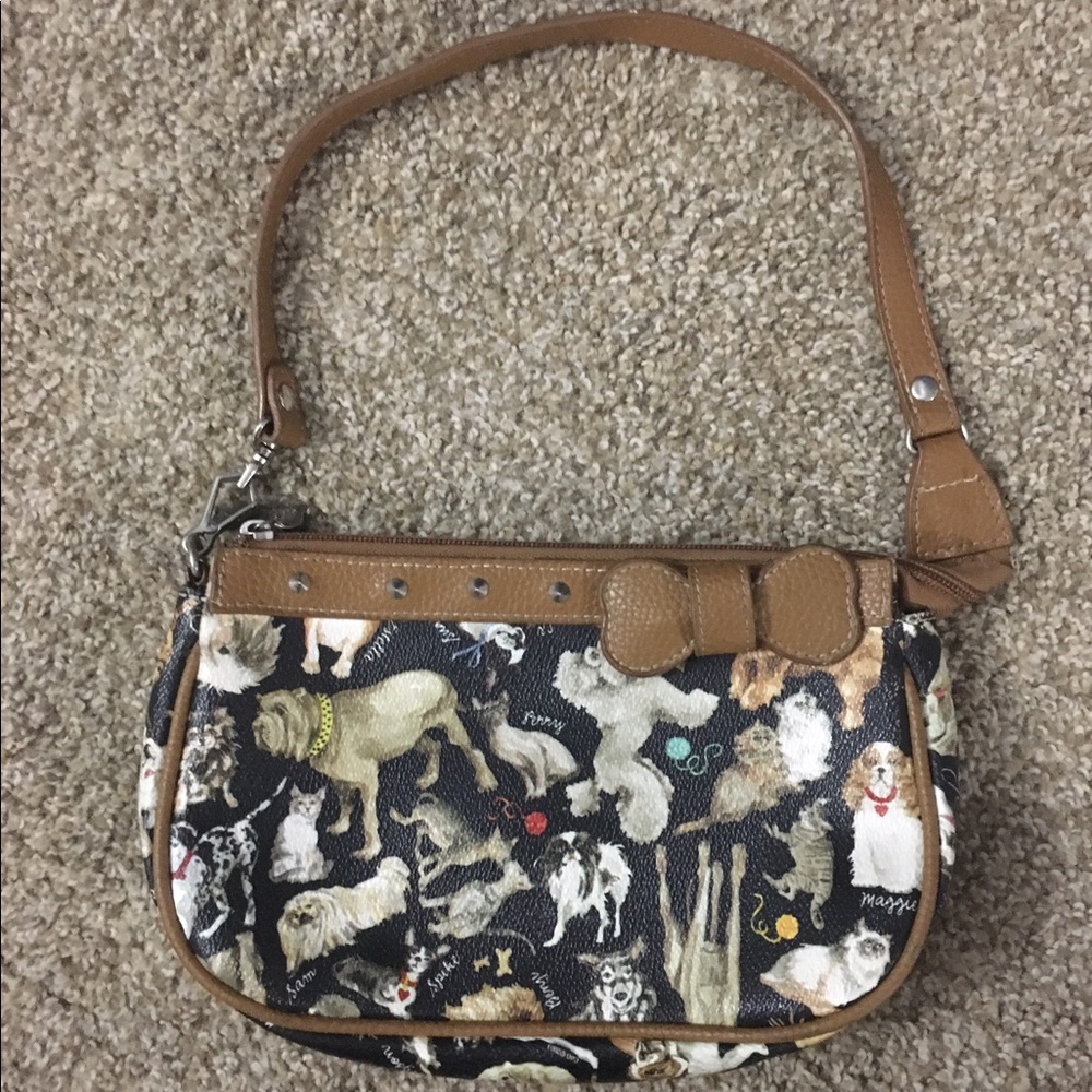 Sydney Love Small Dog Print Shoulder Bag