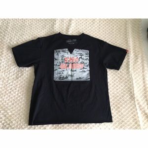 "Stay Glassy" Vans V-cut Tee