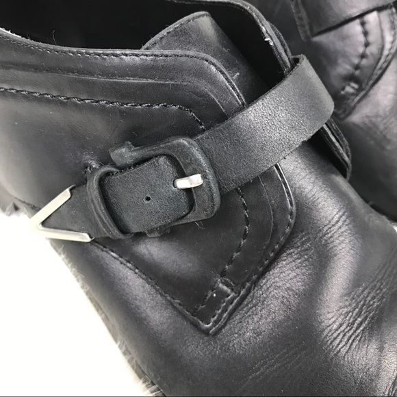 Dolce vita black leather pointed flat loafers - Picture 4 of 8