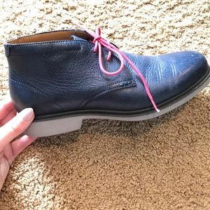 Navy Cole Haan Chukkas