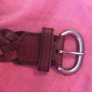 Brown Braided Belt