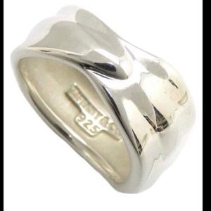 Tiffany sterling silver Leaf ring