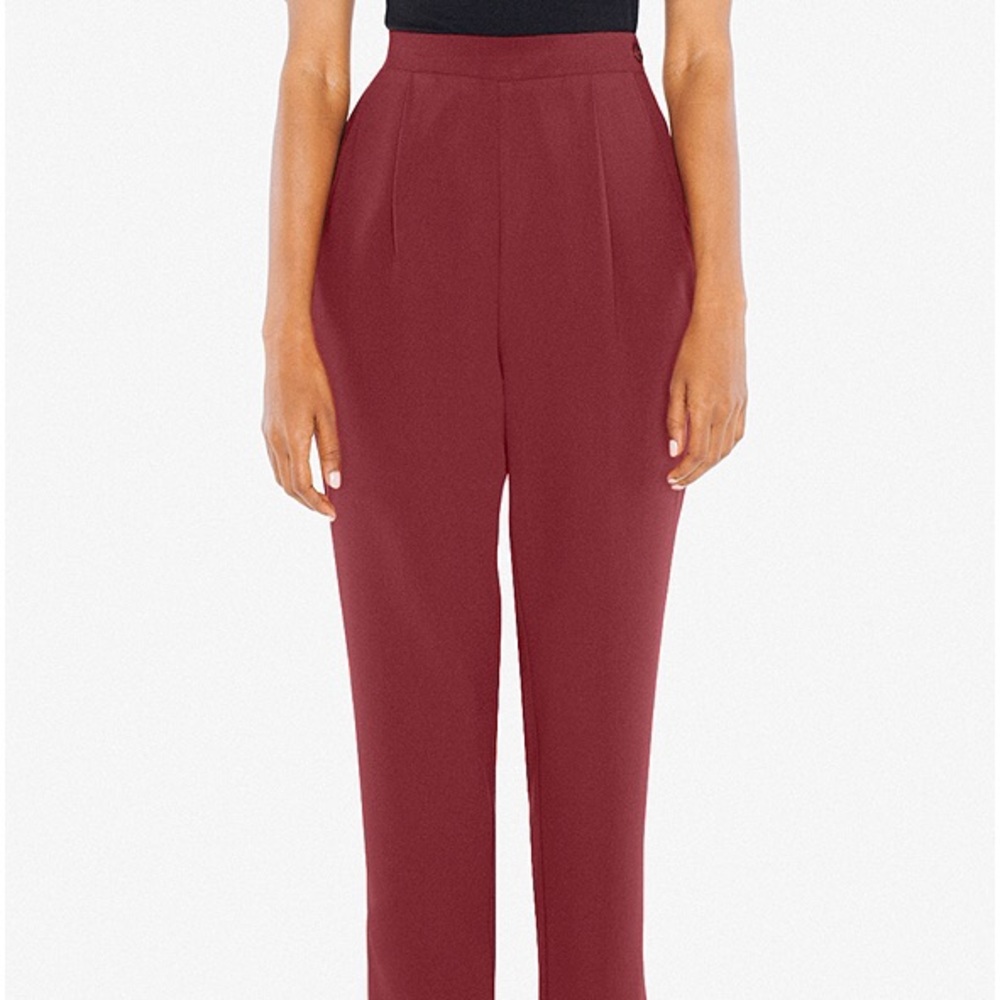🍒 American Apparel Crepe Pants Cabernet 🍒