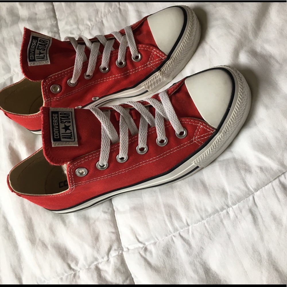 Red Low Top Converse