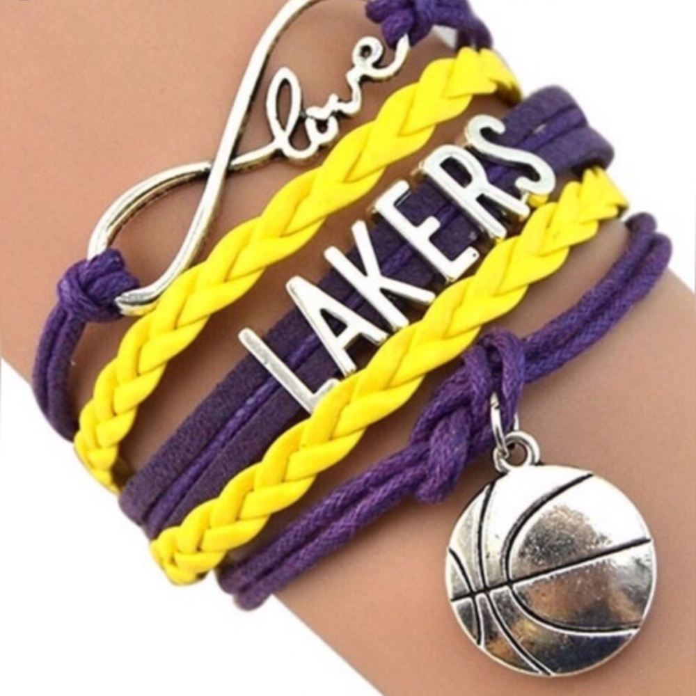 Lakers Wrap Bracelet