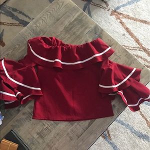 Off shoulder top