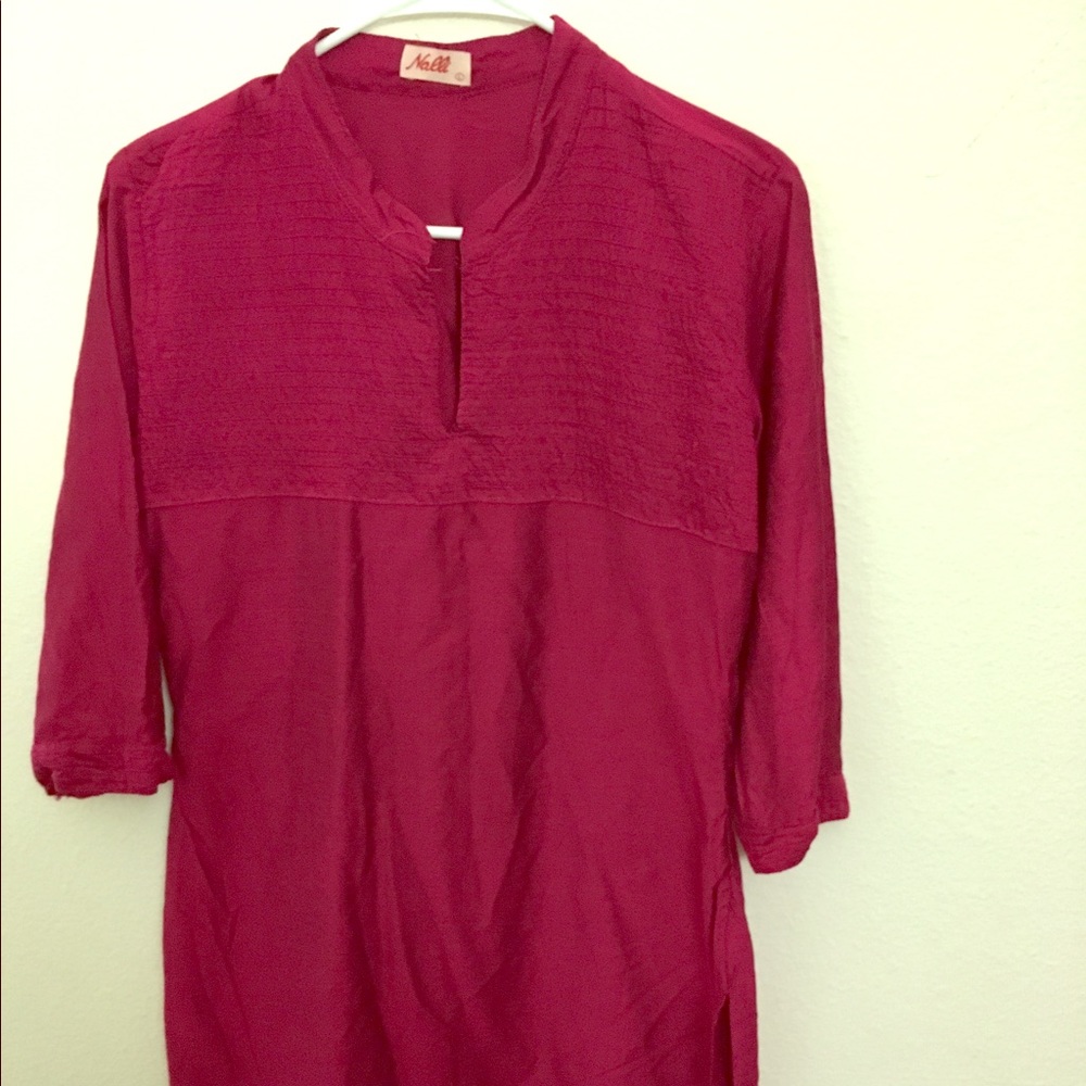 Silk kurti/ long shirt