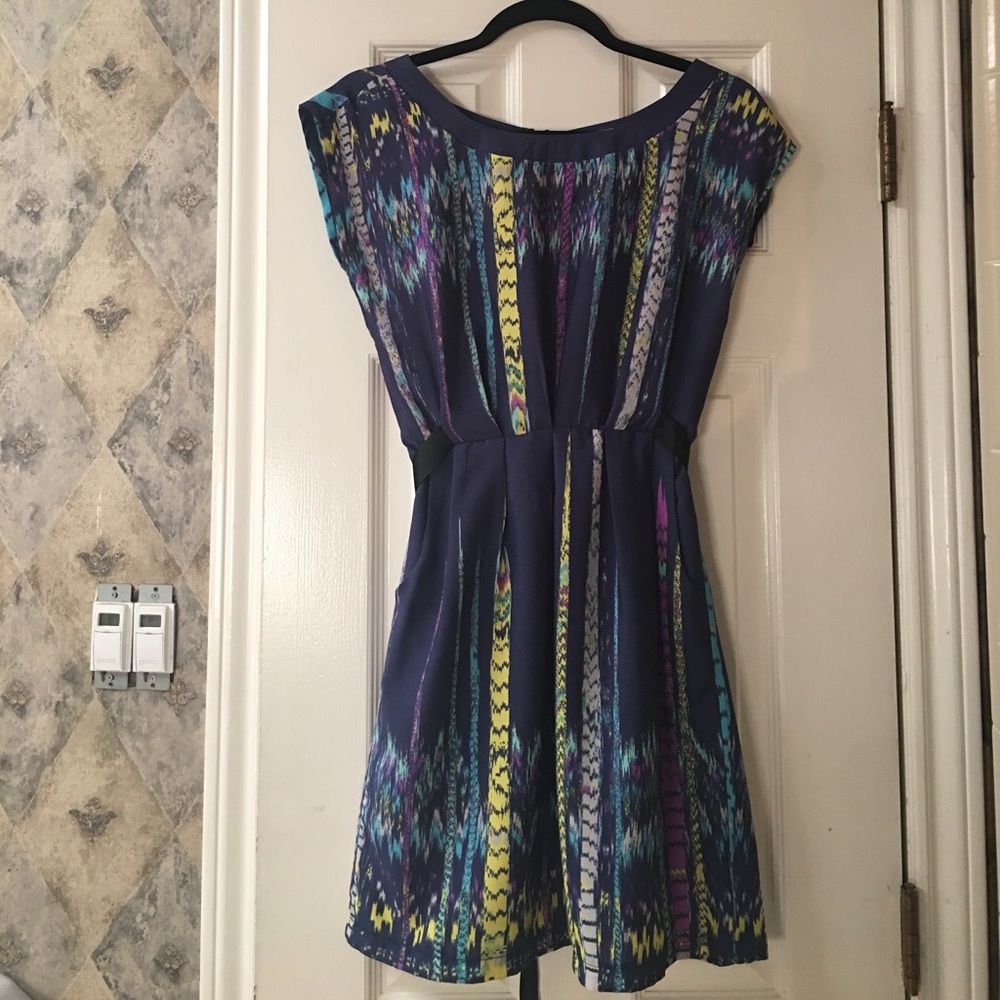 Fit and flare mini dress