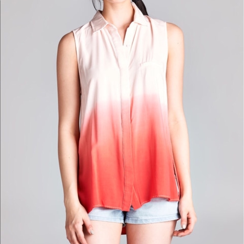 Young Fabulous & Broke  sleeveless hi-Low top