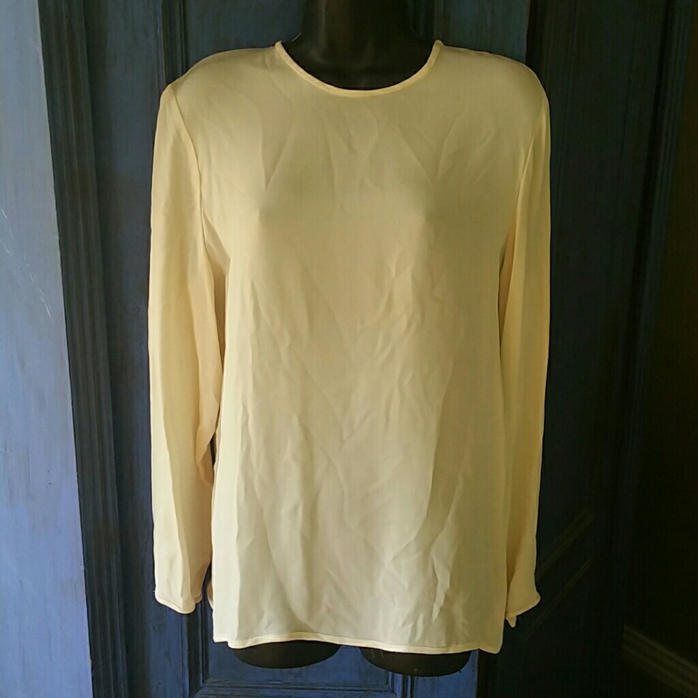 Via Seta 100% Silk Blouse