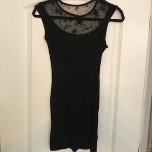 Tight black/mesh dress!