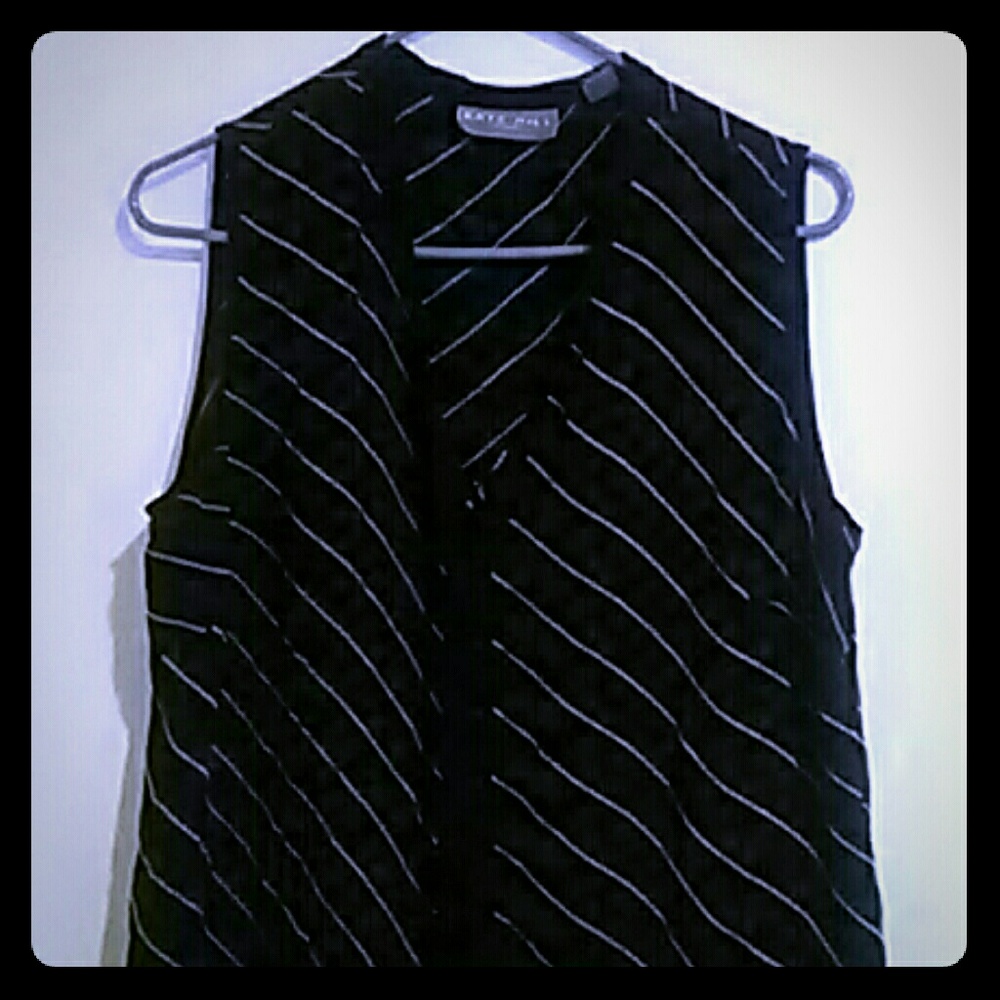 KATE HILL 100% Silk Sleeveless Blouse