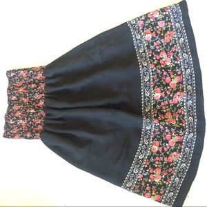 Xhilararion Reversible Strapless Dress - M