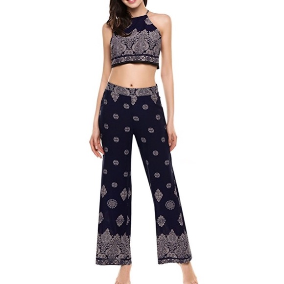 🆕 Two Piece Top and Pants Set - Picture 2 of 7