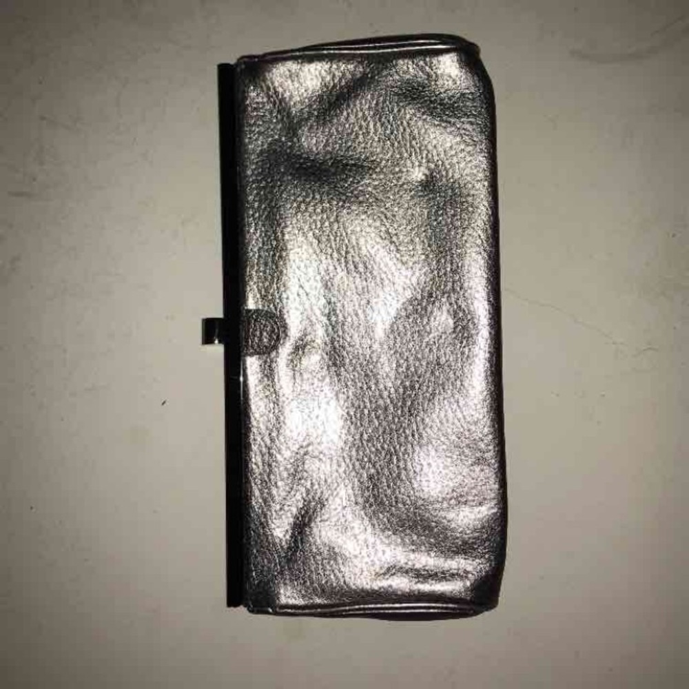 Silver JCrew wallet