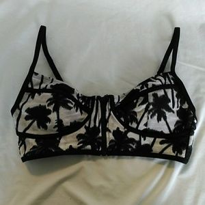 Black and white swimsuit