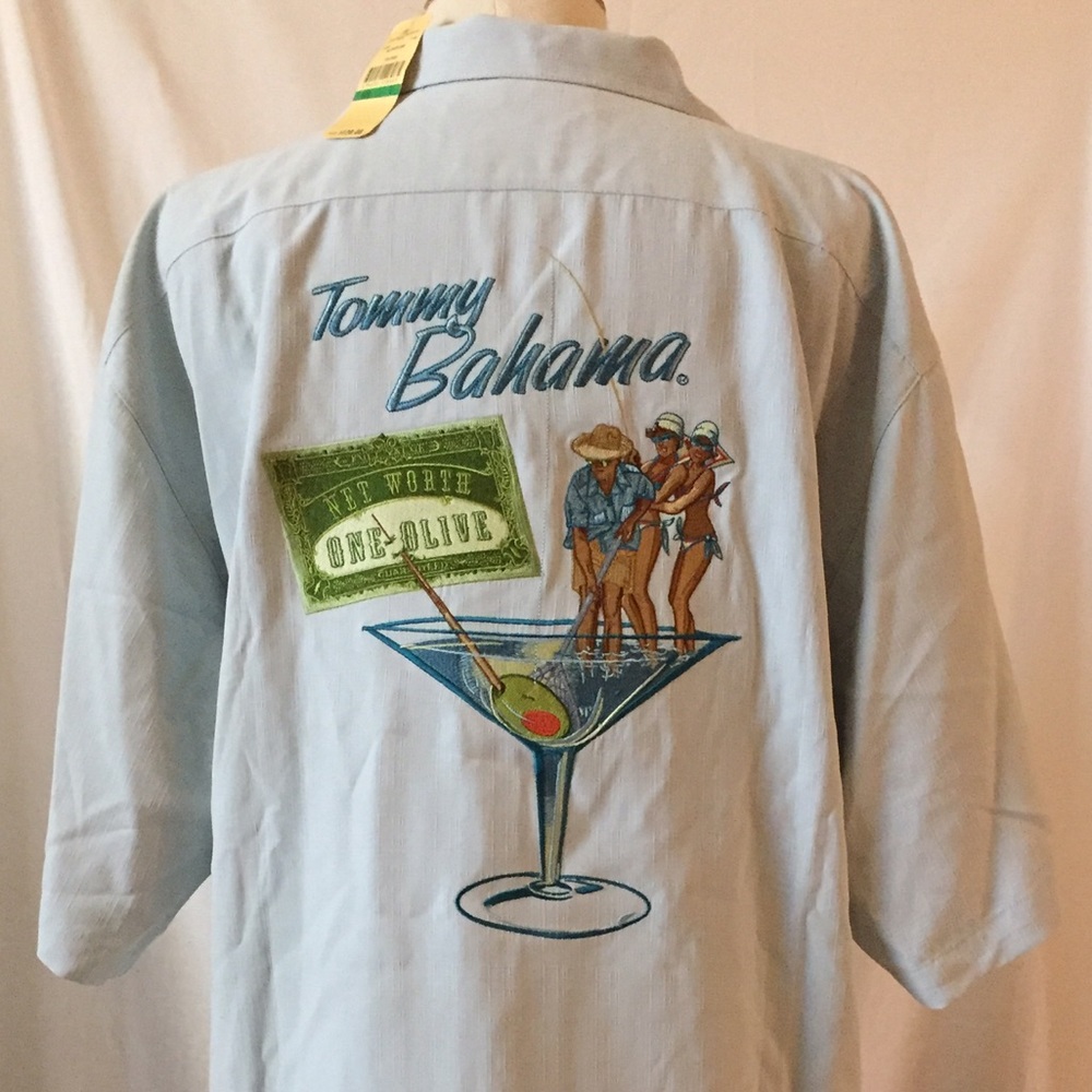Tommy Bahama Men's bottom up NWT Lg Silk Martini