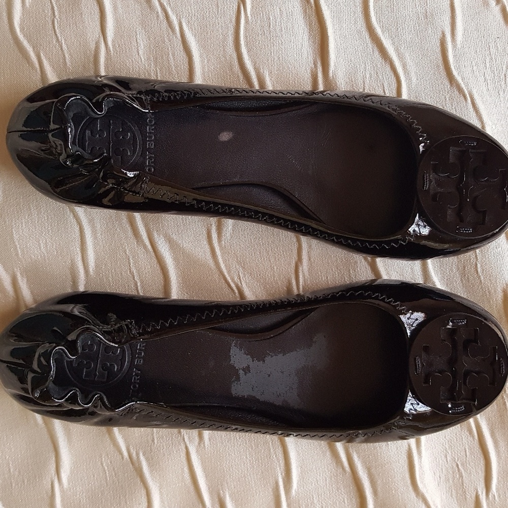 Tory burch scrunch flats 7.5M