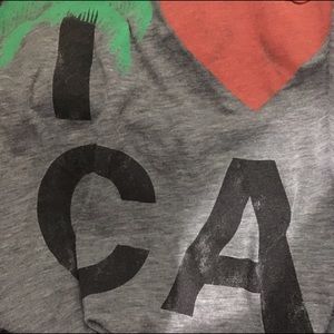 🎉 Rebel Yell Love CA Hankie Tank Top Heather Gray